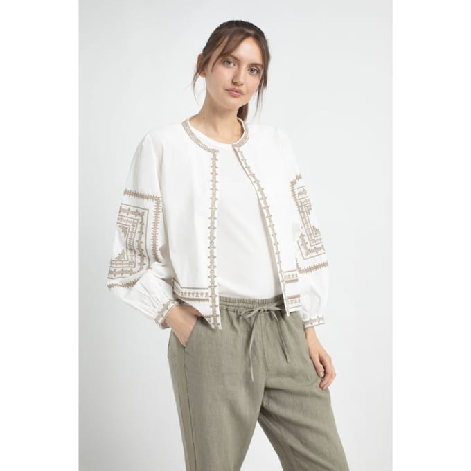 Josephine & Co Jansje Blouse Light Olive Größe: 40 | Cropped-Jacken Outlet | Damen | Grün