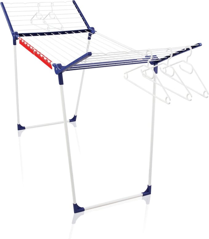 Leifheit droogrek Pegasus 200 Solid - 20 m drooglengte incl. houders voor klein wasgoed
