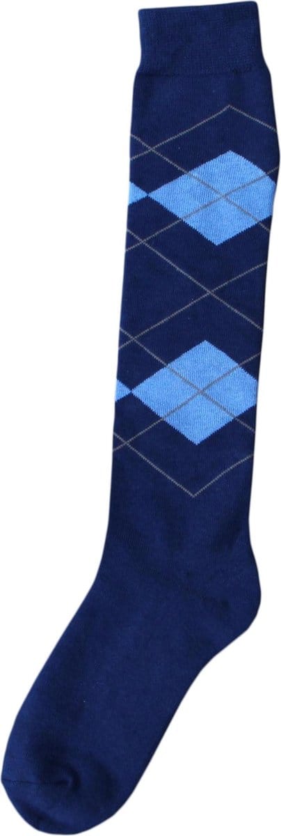 Equestrian Socks kniekous - navy/blauw - 43/46