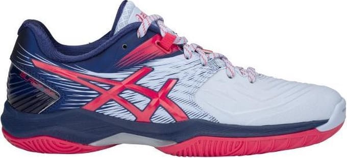 Asics Gel-Blast FF Dames - Lichtblauw / Roze - maat 37.5