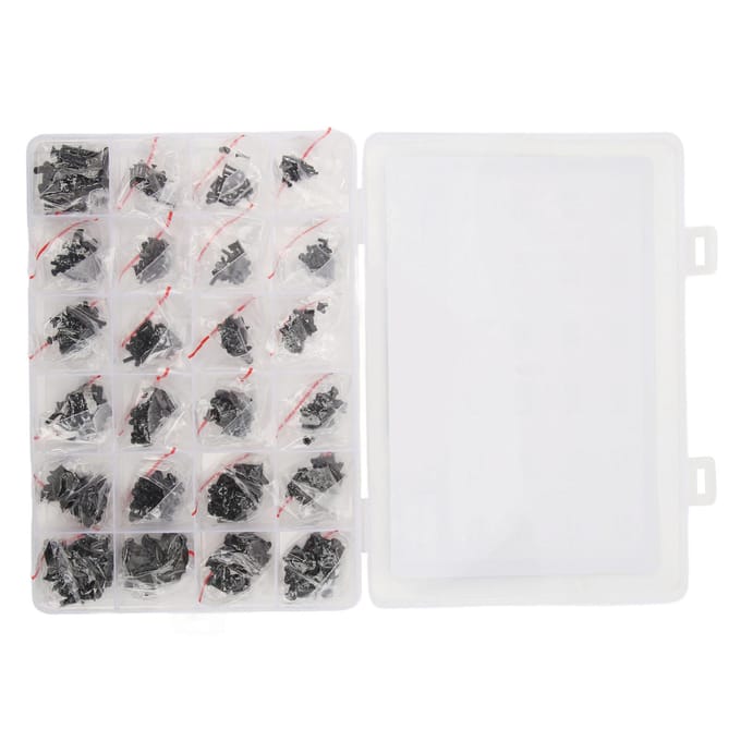 Kit d'assortiment de 720 vis de remplacement pour ordinateur portable Noir Vis en acier au carbone pour réparation d'ordinateur portable