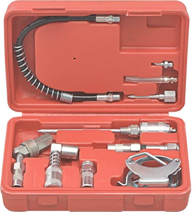 Nancy's 11-delige Smeermiddelaccessoireset