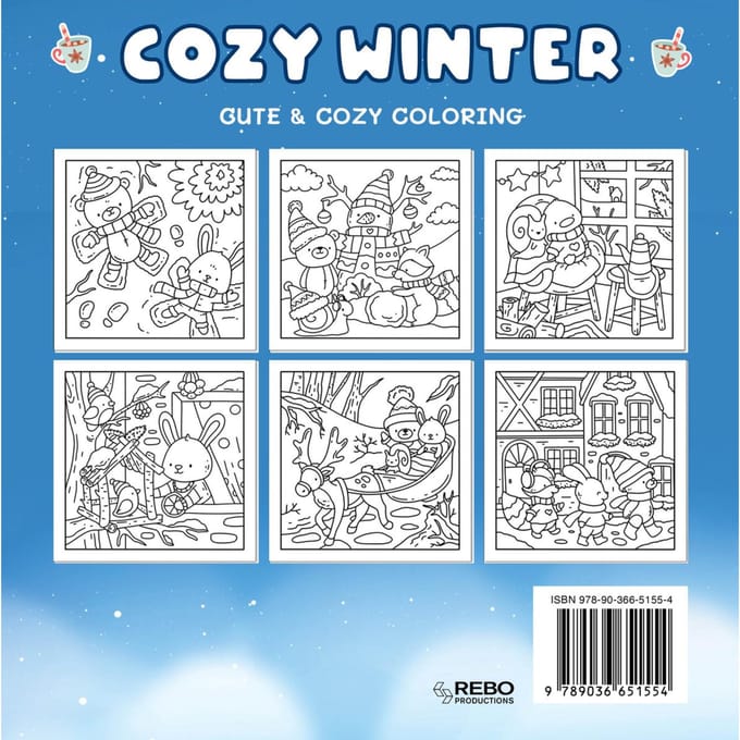 Cozy Winter - Coloring Book Cafe