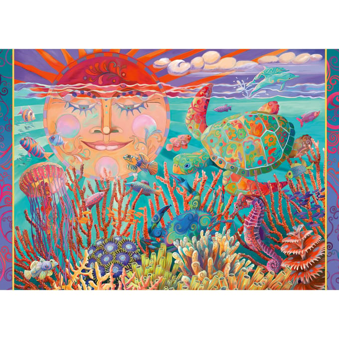 Ravensburger puzzel Sun and Sea - Legpuzzel - 500 Large Format stukjes
