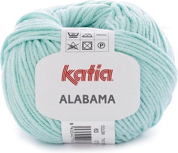 Katia Alabama - 63 mint - Katoen/Acryl Garen