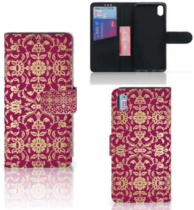 Wallet Case Xiaomi Redmi 7A Barok Pink