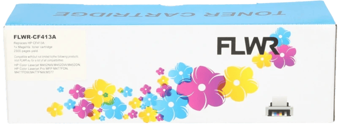 FLWR - Toner / 410A / Magenta - Geschikt voor HP