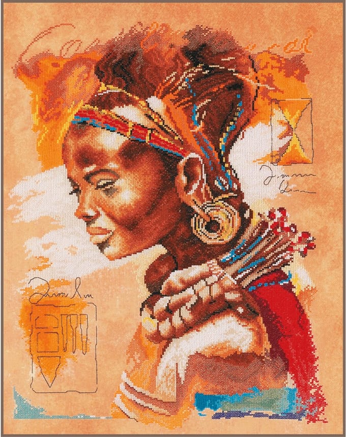 Lanarte - Telpakket kit - Afrikaanse vrouw - PN-0008009