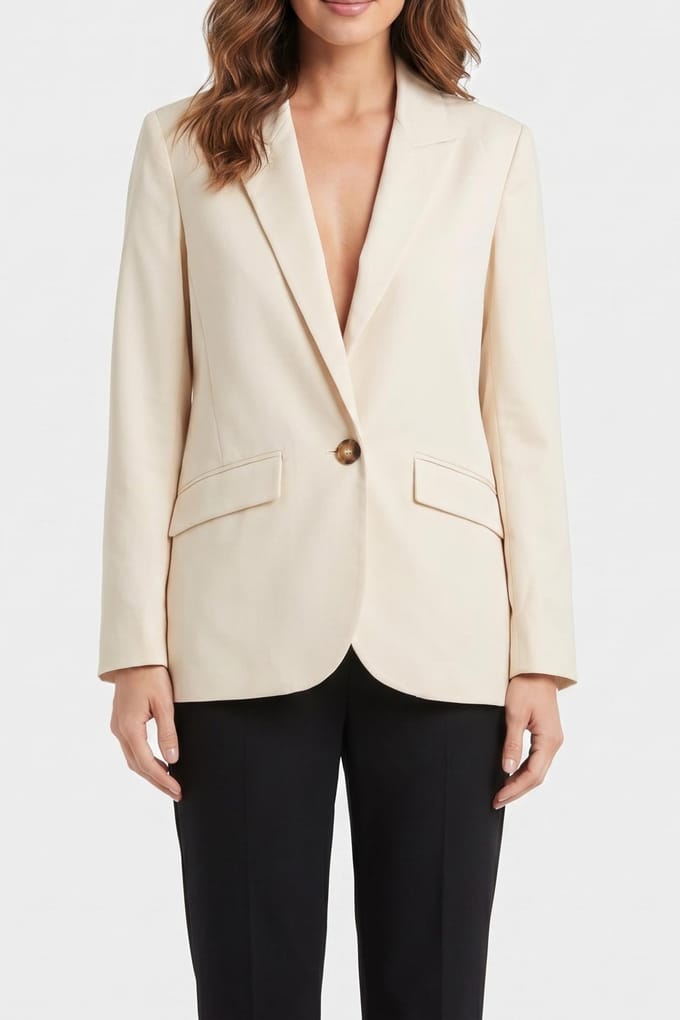 BA&SH Veste Mood Blanc Taglia: S | Blazers Outlet | Donna