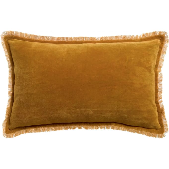 Vivaraise Effen kussen Fara Safran 30 X 50