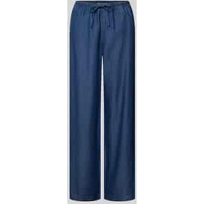 Wide leg broek van lyocell model 'CHARIS'