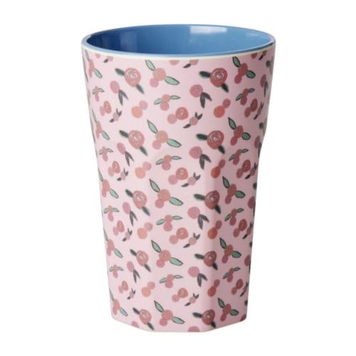 Rice melamine beker large a rose is a rose