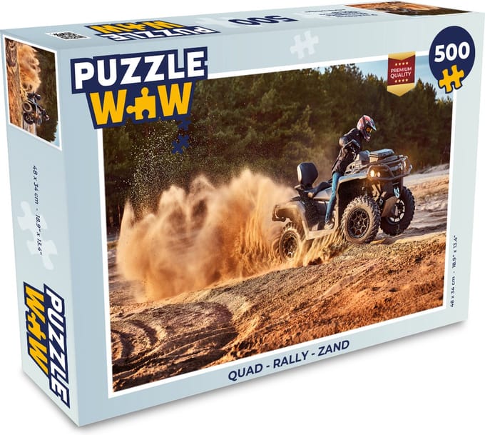 Puzzel Quad - Rally - Zand - Legpuzzel - Puzzel 500 stukjes