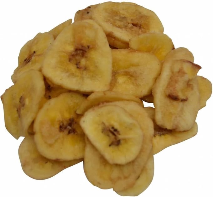 De Kruidenbaron - Bananenchips gezoet - zak 200 gram