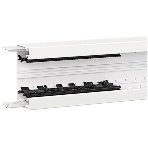 Hager BRN6513019016 Kabelgoot Onderdeel (l x b) 2000 mm x 130 mm Wit 2 m