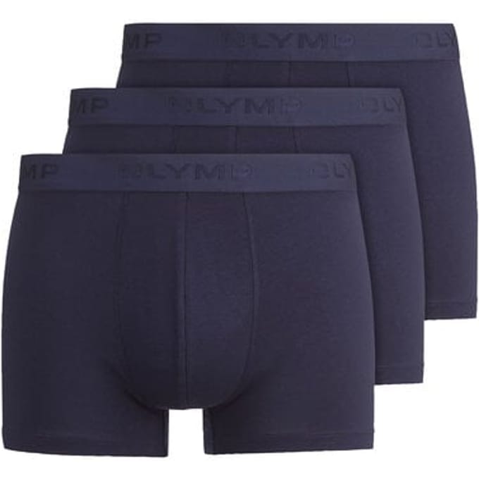 OLYMP boxershorts (set van 3 paar), Marineblauw