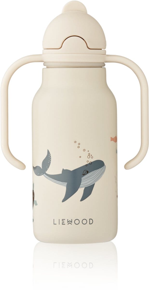 Liewood Drinkfles RVS Kimmie Sea Creature Sandy 250ml