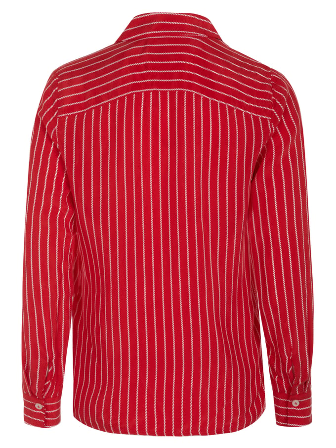 Tommy Hilfiger CUPRO ROPE STP Blouse rood