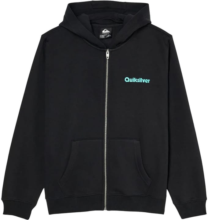 Quiksilver Graphic Sweatshirt Met Rits Zwart 16 Years Jongen