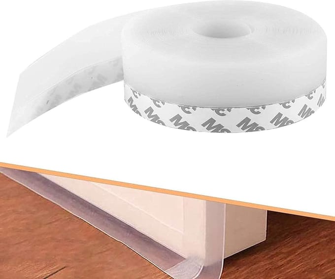 Siliconen Deur Bottom Seal Strip 10M-33FT Transparante E-PROUSE Geluidsdicht-Functie Washing Machine