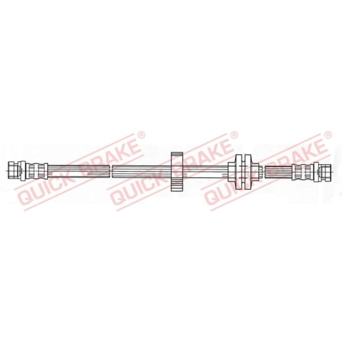Remleiding QUICK BRAKE 22.918, rechts