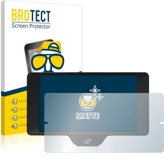 BROTECT - Screenprotector voor Coyote Nav+ 2017 - Folie Beschermfolie matte 2 Stuks