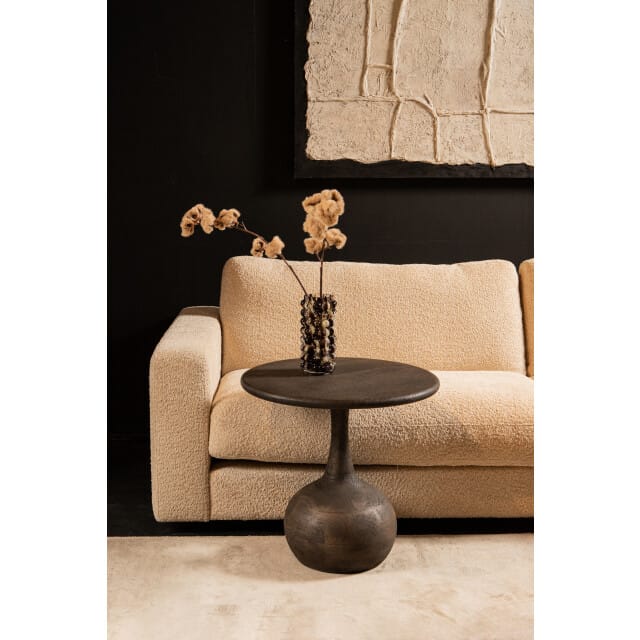 PTMD - Bijzettafel Flos - Grijs - 55x55x50cm