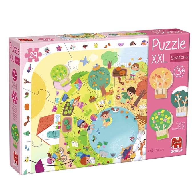 Jumbo Goula Puzzle XXL Seasons - 29 pcs. 2D Puzzels
