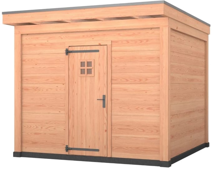 Douglas overkapping, 300 x 400, met schuur, Westwood Comfort Plus