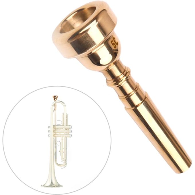 Trompet Mondstuk Muziekinstrument Accessoires Verguld 7C 5C goud