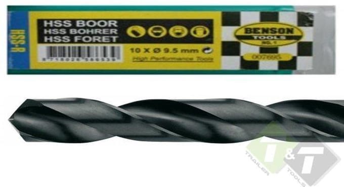 HSS Boor, 2.0mm diameter, in een koker van 10 stuks, Benson
