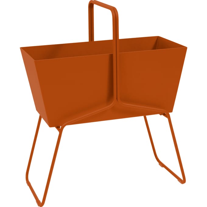 Fermob BASKET plantenbak - E2 gekonfijte sinaasappel - 85 x 70 x 34 cm