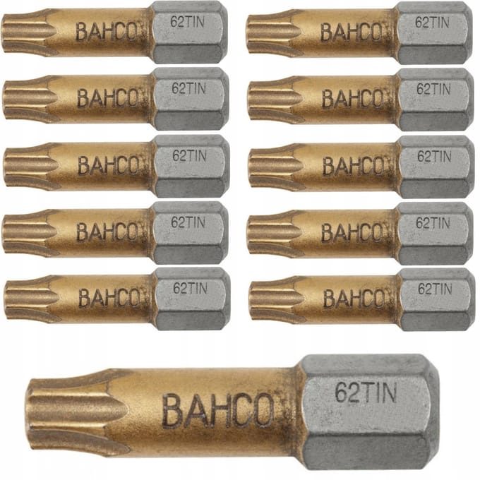 Bahco Torx T30 Schroefbit 25mm Titanium - 10 Stuks