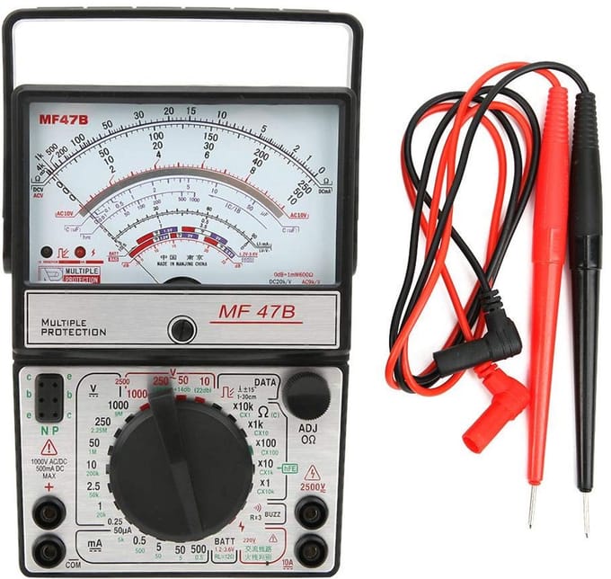 Digitale Multimeter met Groot Scherm voor Spanning, Stroom en Weerstand Meten