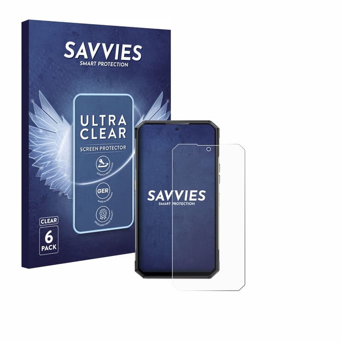 Savvies - Screenprotector voor Oukitel WP30 Pro - Folie Beschermfolie transparant 6 Stuks