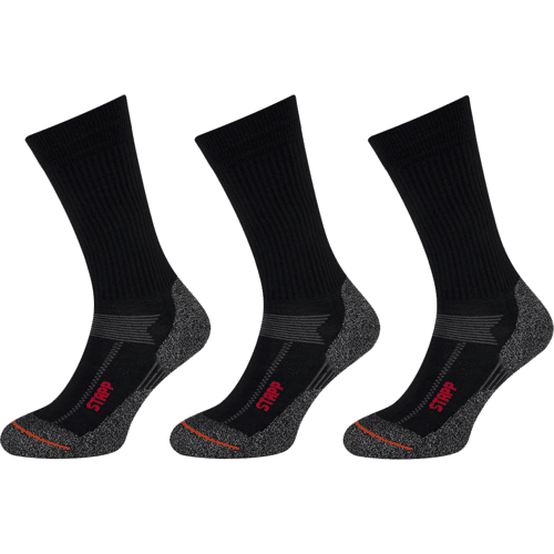 STAPP Thermosokken Techno Boston 3-pack Zwart-39/42