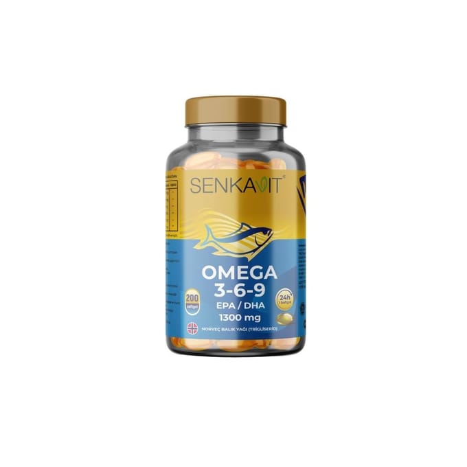 SENKAVIT OMEGA 3-6-9 GÉLULES MOLLES COMPLÉMENT ALIMENTAIRE 1300 mg 200 Gélules 1 PC