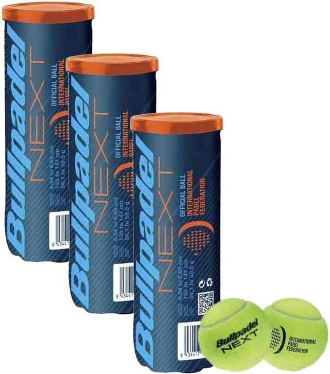 Professionele Padel Ballen Set van 9 Stuks - Hoge Duurzaamheid en Goedkeuring