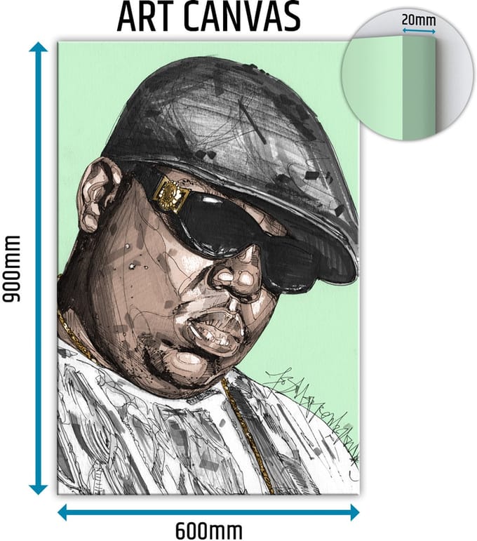 Biggie 02 canvas 60x90 cm