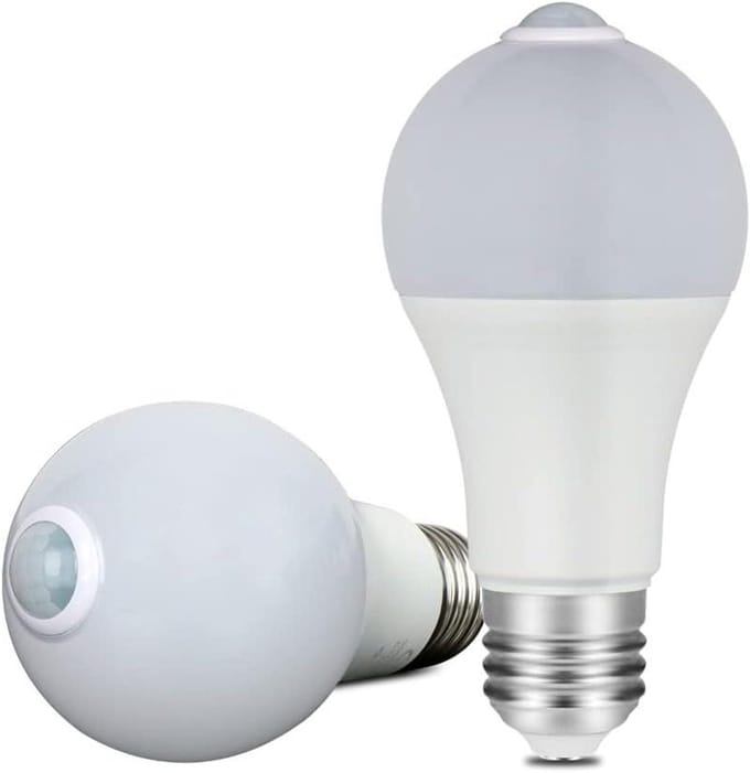 Slimme E27 LED Lamp met Bewegingssensor - 12W - Neutraal Wit Licht