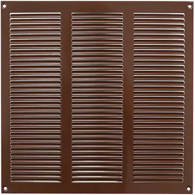 Metalen rooster 300x300mm bruin â€“ MR3030B
