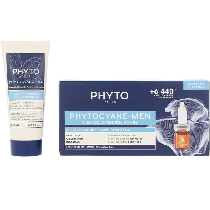 Phytocyane Mannen Anti-haarverlies + Shampoo Set 2 Stuks 2 pz