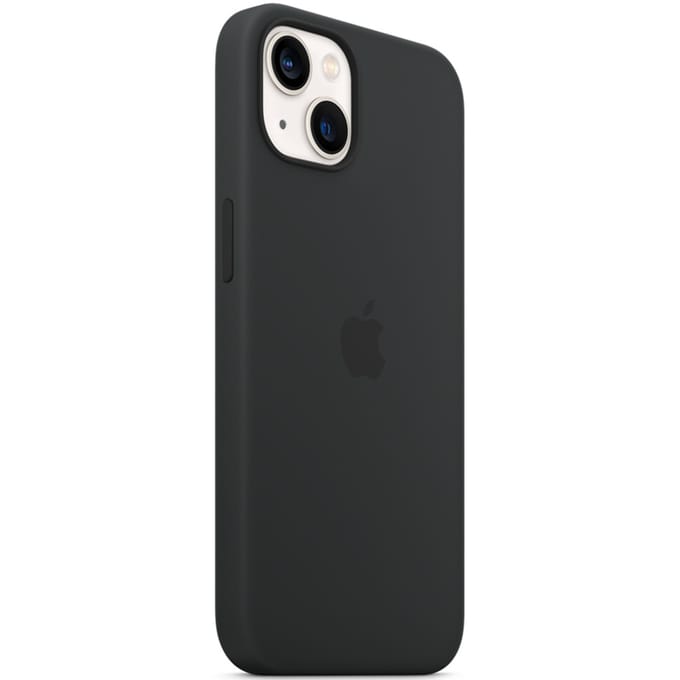 Silicone Backcover MagSafe voor de Apple iPhone 13 - Midnight