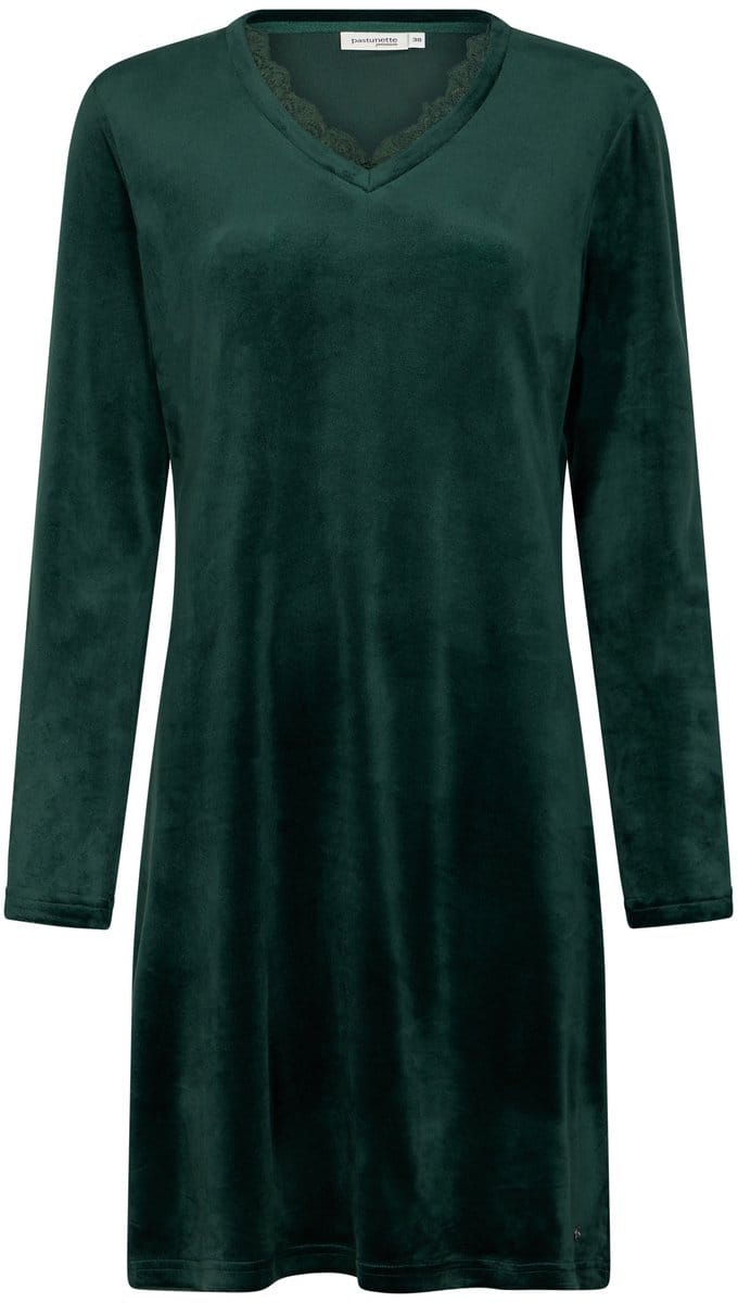 Pastunette Premium - Nachthemd - Emerald - Velours - Maat 48