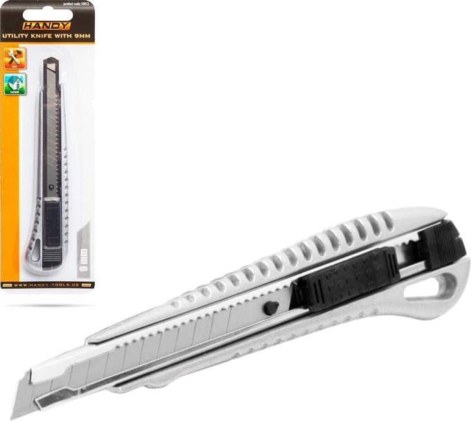 Handy - Stanleymes - Afbreekmes - Metalen behuizing - 9MM - BPK