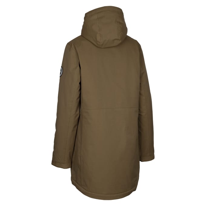 Trespass Dames/Dames Wilma DLX Waterdichte Jas (Donkere Olijf)