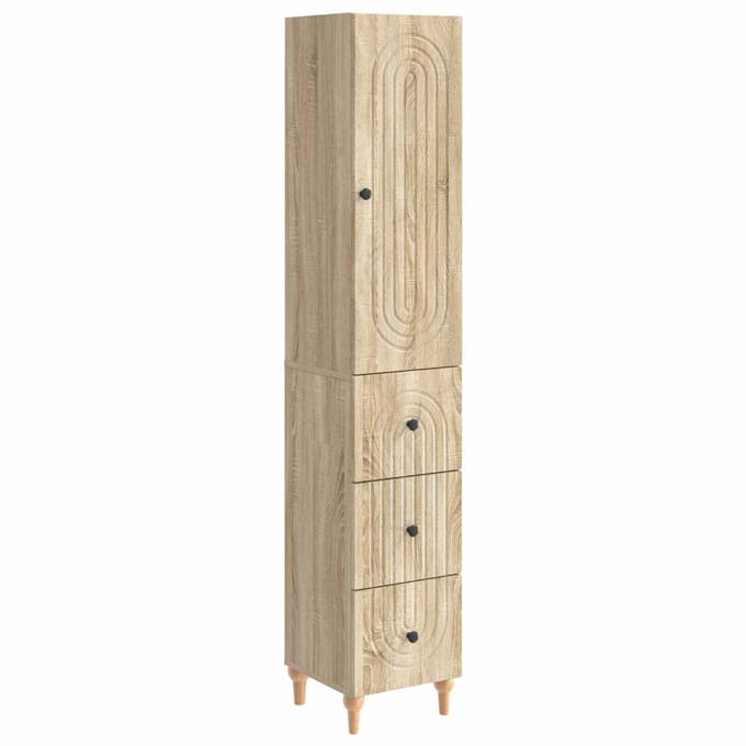 vidaXL - Kast - Set - 2 - st - Bewerkt - hout