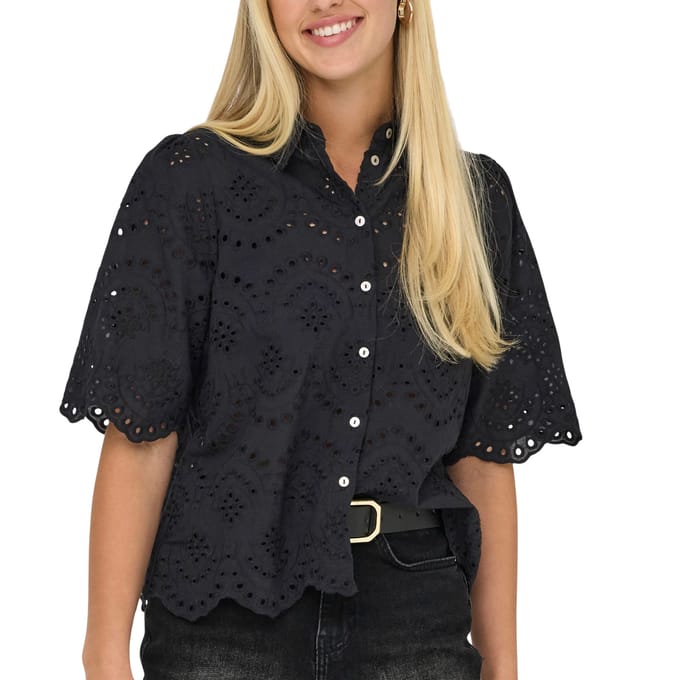 ONLY - ONLVALAIS S/S SHIRT WVN NOOS Dames Blouse