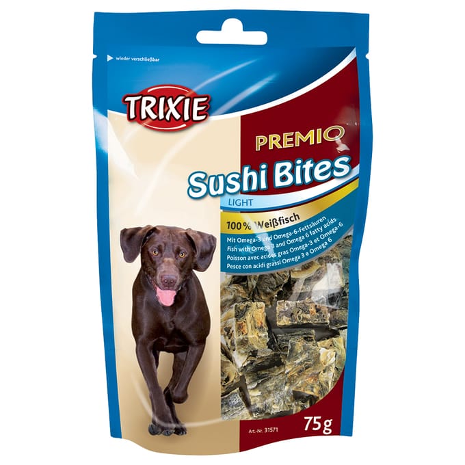 3x75g Premio Sushi Bites Light Trixie Hondensnacks