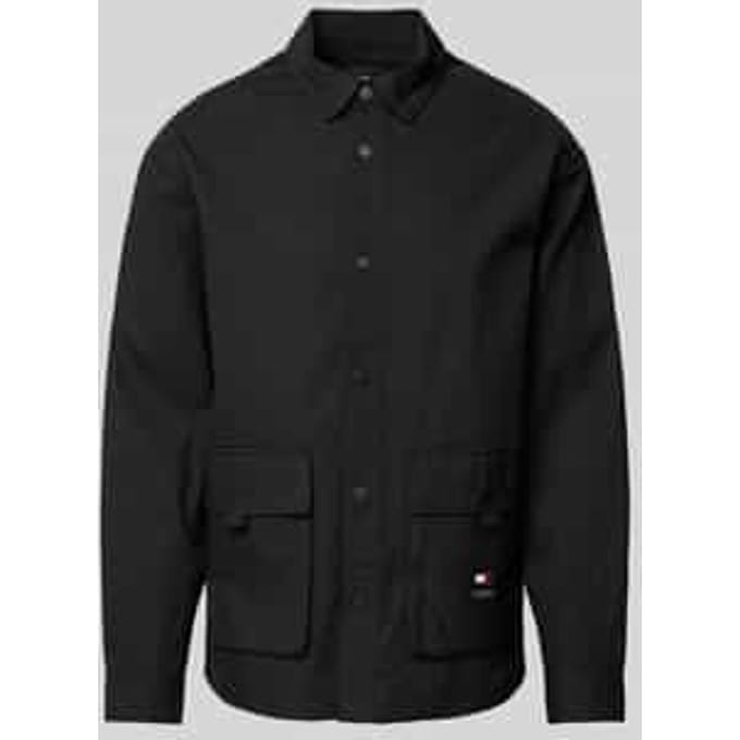 Overhemdjack met labelpatch, model 'TECHNICAL'